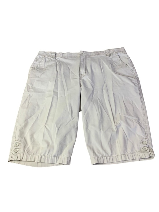 Gloria Vanderbilt Pants - Gloria Vanderbilt Khaki Bermuda Shorts - Women's Plus Size 18W